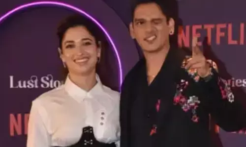 అలాంటి డ్రెస్‌లో మెరిసిన తమన్నా.. విజయ్ నాటీ కామెంట్స్ వైరల్
