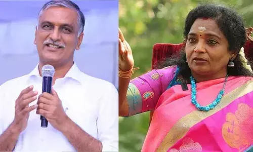 అవి కనిపించడం లేదా..? గవర్నర్ వ్యాఖ్యలకు మంత్రి హరీష్ రావు స్ట్రాంగ్ కౌంటర్