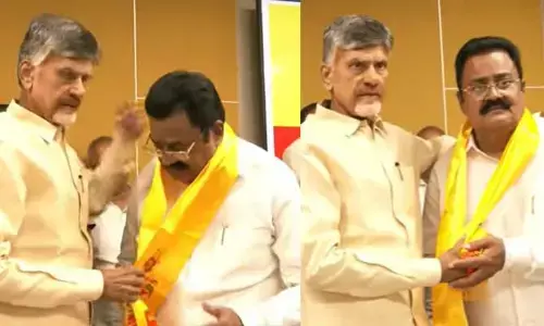 Mangalagiri: టీడీపీలో చేరిన వైసీపీ కీలక నేత.. చంద్రబాబు సమక్షంలో చేరిక