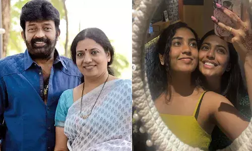 బెడ్ రూంలో అక్కాచెల్లెళ్ల ముద్దులాట.. బర్త్ డే స్పెషల్‌గా జీవితారాజశేఖర్ కూతుర్ల రొమాన్స్