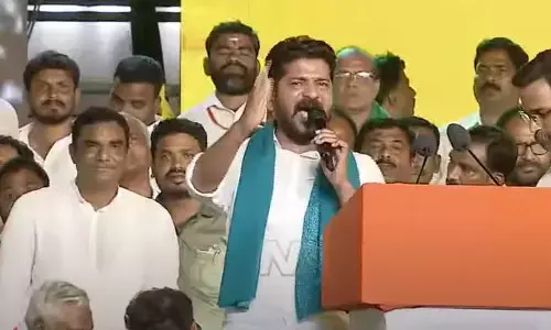 Revanth Reddy : కేసీఆర్ కుటుంబాన్ని అండమాన్ జైలుకు పంపుతాం.. ఖమ్మం సభలో రేవంత్ రెడ్డి