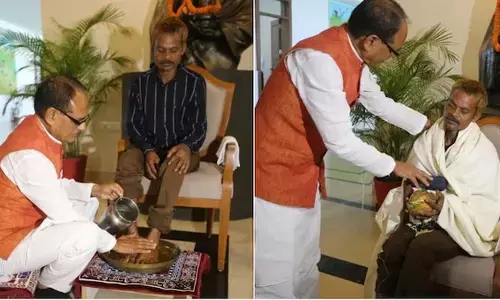 సీఎం శివరాజ్ సింగ్ చౌహాన్ కాళ్లు కడిగిన వ్యక్తి అతడు కాదా?.. సోషల్ మీడియాలో ట్రోలింగ్