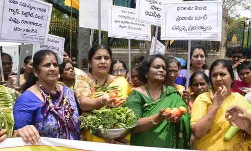 నిత్యావసర వస్తువుల ధరలను తగ్గించాలి.. తెలుగు మహిళా విభాగం రాష్ట్ర అధ్యక్షురాలు షకీలారెడ్డి