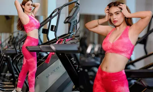 Neha Malik hot Gym Pics : జిమ్‌లో నేహా మాలిక్  హాట్ స్టిల్స్ ...