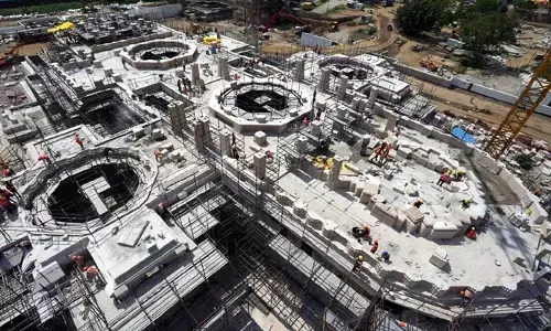 Ayodhya Ram Mandir : అయోధ్యలో నిర్మిస్తున్న రామ్ మందిర్ కొత్త ఫోటోలు