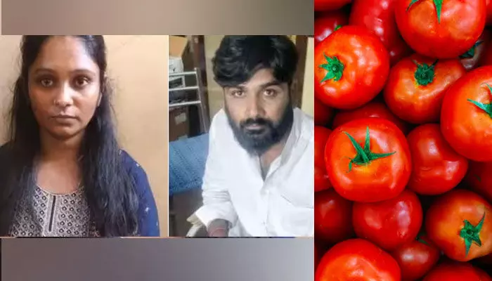 టమాట ట్రక్కును దొంగిలించిన దంపతుల అరెస్ట్ టమాట ట్రక్కును దొంగిలించిన దంపతుల అరెస్ట్