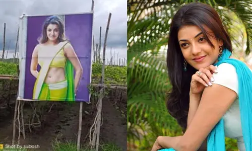 దొండచేనును కాపలా కాస్తున్న కాజల్.. అసలేమైదంటే?