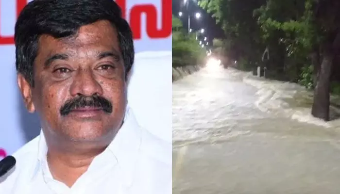 Telangana weather update: నీట మునిగిన మంత్రి సొంత గ్రామం (వీడియో) Telangana weather update: నీట మునిగిన మంత్రి సొంత గ్రామం (వీడియో)