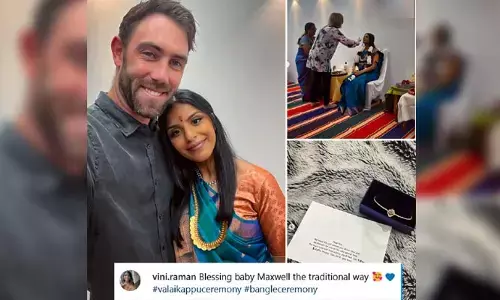 Glenn Maxwell: తండ్రి కాబోతున్న స్టార్ క్రికెటర్.. హిందూ సాంప్రదాయంలో భార్య సీమంతం..