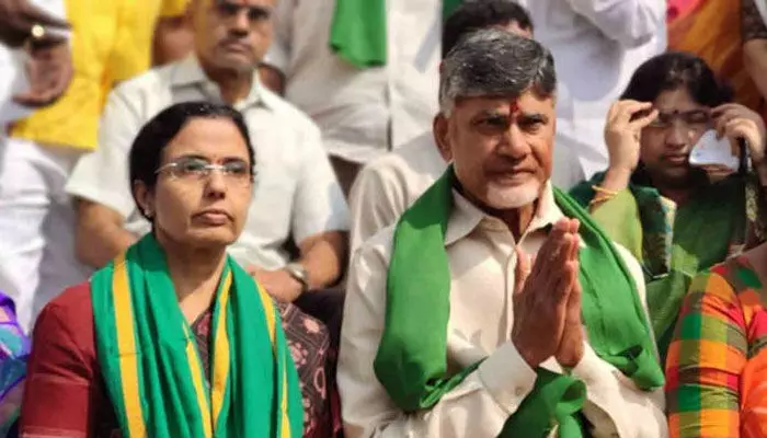 Nara Bhuvaneswari: ప్రజల పక్షాన లోకేశ్ పోరాటం. Nara Bhuvaneswari: ప్రజల పక్షాన లోకేశ్ పోరాటం.