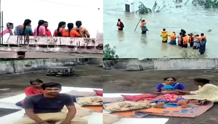 Khammam: మున్నేరు వాగు వరదలో ఏడుగురు.. కాసేపట్లో రెస్క్యూ ఆపరేషన్ Khammam: మున్నేరు వాగు వరదలో ఏడుగురు.. కాసేపట్లో రెస్క్యూ ఆపరేషన్