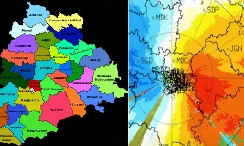 TS IMD: రెడ్ జోన్‌లో తెలంగాణ.. రెడ్, ఆరెంజ్ అలర్ట్ ప్రకటన