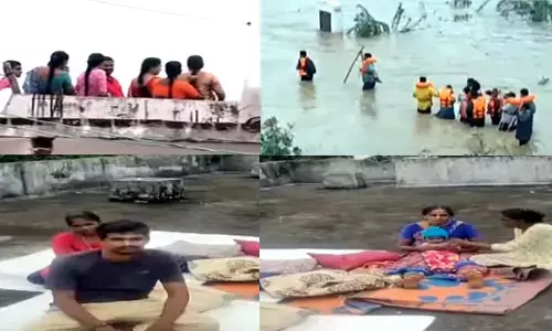 Khammam: మున్నేరు వాగు వరదలో  ఏడుగురు.. కాసేపట్లో రెస్క్యూ ఆపరేషన్