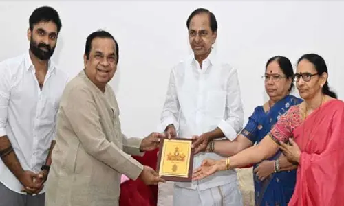 సీఎం కేసీఆర్ ను కలిసిన స్టార్ కమెడియన్ బ్రహ్మానందం.. ఎందుకోసమంటే?