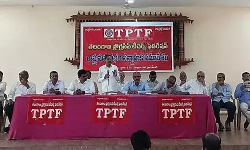 కేంద్ర, రాష్ట్ర ప్రభుత్వాలు ప్రభుత్వ విద్యను పట్టించుకోవట్లేదు.. టీపీటీఎఫ్‌ రాష్ట్ర  అధ్యక్షుడు వై.అశోక్ కుమార్