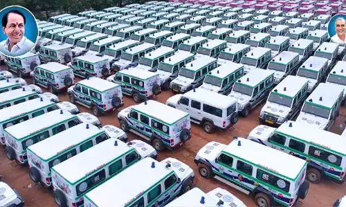 ఆరోగ్య శాఖలో కొత్త అంబులెన్స్​లు