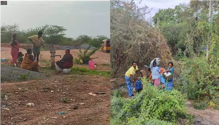 పూరేటిపల్లి పంచాయతీలో నీటికి కటకట పూరేటిపల్లి పంచాయతీలో నీటికి కటకట