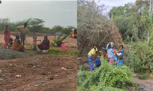 పూరేటిపల్లి పంచాయతీలో  నీటికి కటకట