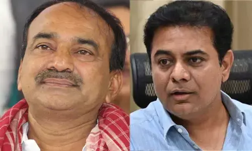 సినిమా చూసేది బీఆర్ఎస్‌ నేతలే.. మంత్రి కేటీఆర్‌కు ఈటల స్ట్రాంగ్ కౌంటర్