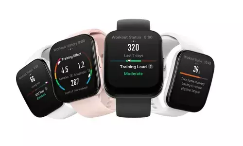 GPS ట్రాకింగ్, రూట్ నావిగేషన్ ఫీచర్‌తో Amazfit స్మార్ట్‌వాచ్