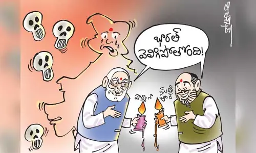 ప్రధాని మోడీ, హోం మంత్రి అమిత్ షా కార్టూన్ (6-8-2023)