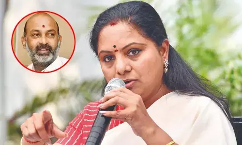 Power war: బండి సంజయ్‌కు ఎమ్సెల్సీ కవిత సవాల్