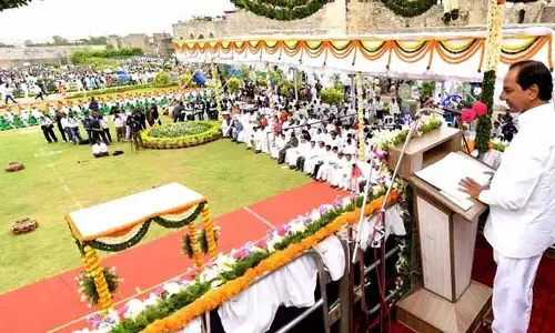 1200 మంది కళాకారులతో సీఎంకు గ్రాండ్ వెల్‌కమ్.. ఏర్పాట్లపై DGP సమీక్ష