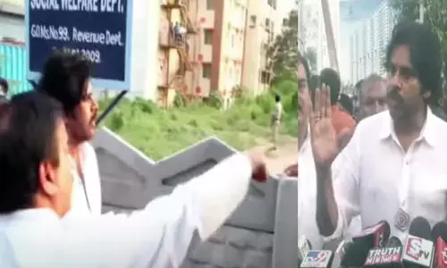 visakha: మరో వివాదస్పద భూములను పరిశీలించిన పవన్.. వైసీపీ నేతలు కబ్జా చేశారని తీవ్ర ఆగ్రహం
