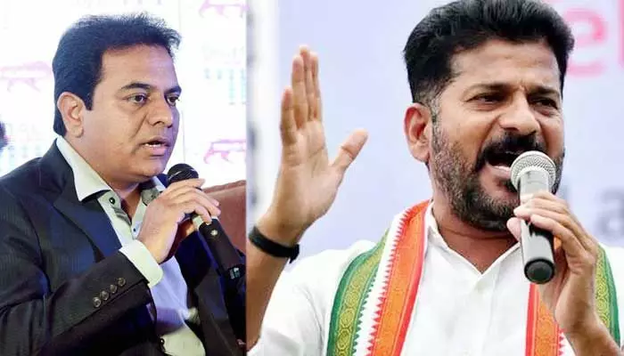 మనిషి కనిపడట్లేడు.. మాట వినపడట్లేదు.. KTR ఇప్పుడెక్కడ..? రేవంత్ రెడ్డి సెటైర్ మనిషి కనిపడట్లేడు.. మాట వినపడట్లేదు.. KTR ఇప్పుడెక్కడ..? రేవంత్ రెడ్డి సెటైర్