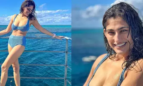 న్యూడ్ బాతింగ్ ఫొటోషూట్ బయటపెట్టిన బోల్డ్ బ్యూటీ.. నిపుల్ షోపై నెట్టింట వల్గర్ కామెంట్స్