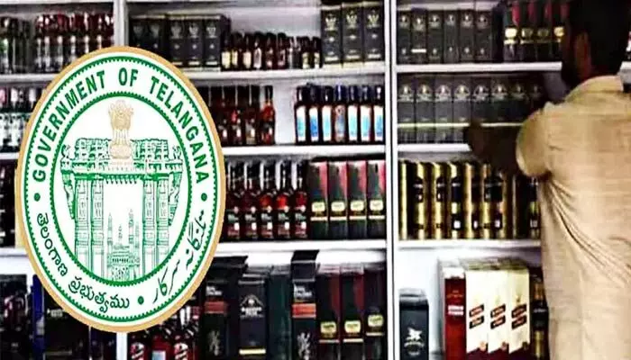 Ts News: ప్రభుత్వ ఖజానాకు ‘వైన్స్’ కిక్కు Ts News: ప్రభుత్వ ఖజానాకు ‘వైన్స్’ కిక్కు