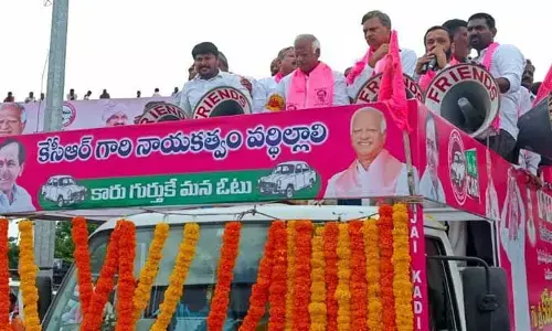 కడియం ర్యాలీలో ..పల్లా నాయకత్వం వర్ధిల్లాలి.. నినాదాలు