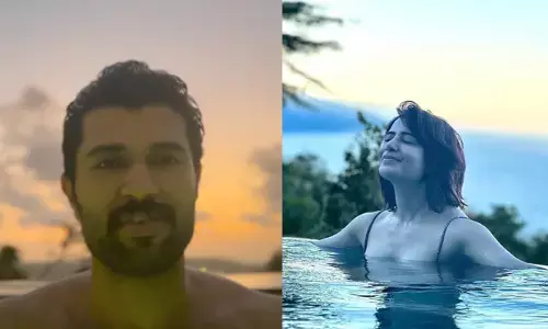 స్విమ్మింగ్‌ పూల్‌లో సమంత ఫోటో తీసిన విజయ్ దేవరకొండ.. ఇద్దరూ ఒకే చోట ఉన్నారా?