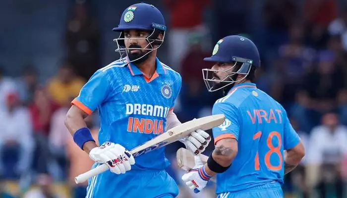 IND vs PAK: కేఎల్ రాహుల్ హాఫ్ సెంచరీ.. IND vs PAK: కేఎల్ రాహుల్ హాఫ్ సెంచరీ..