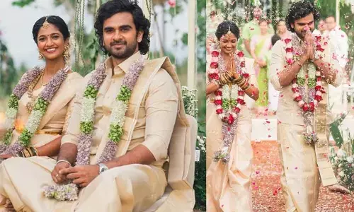 మూడుముళ్ల బంధంతో ఒక్కటైన కోలీవుడ్ ప్రేమ‌జంట