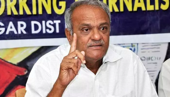 చంద్రబాబును అరెస్ట్ చేయించింది బీజేపీనే.. సీపీఐ నారాయణ కీలక వ్యాఖ్యలు చంద్రబాబును అరెస్ట్ చేయించింది బీజేపీనే.. సీపీఐ నారాయణ కీలక వ్యాఖ్యలు