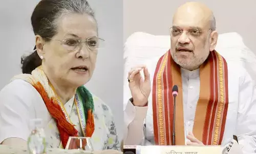 సోనియా, అమిత్ షా పర్యటన వేళ రెండు పార్టీలకు బిగ్ షాక్!