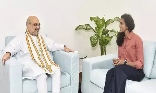 పీవీ సింధుతో భేటీపై అమిత్ షా ట్వీట్