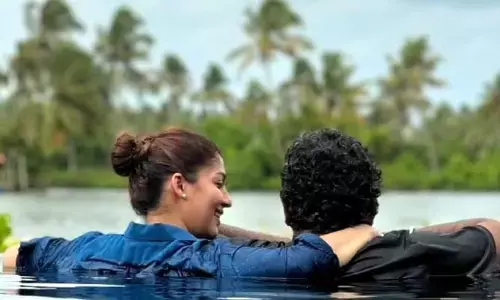 స్విమ్మింగ్ ఫూల్‌లో ఎంజాయ్ చేస్తున్న నయన్, విఘ్నేష్.. ఫొటోస్ వైరల్