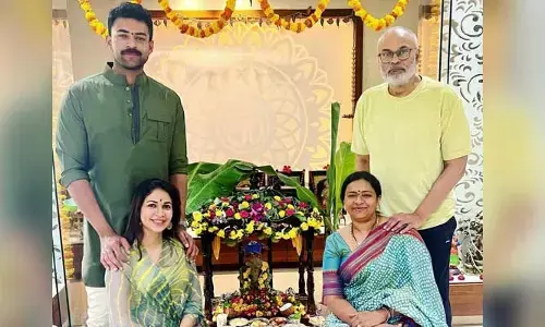 పెళ్లికి ముందే తొలి పూజ చేసిన వరుణ్ తేజ్, లావణ్య.. ఫొటోలు వైరల్