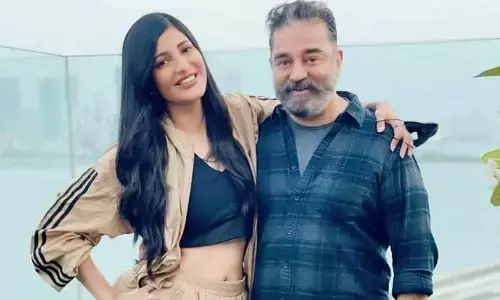 తండ్రి కమల్ హాసన్‌తో కలిసి కొత్త ప్రాజెక్ట్‌కు సిద్ధమైన శృతి హాసన్..!