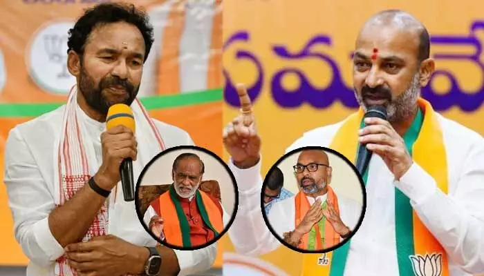 పోటీ చేసేందుకు జంకుతున్న BJP సీనియర్లు.. ఆ ఫార్ములా పనిచేయదని అనుమానం! పోటీ చేసేందుకు జంకుతున్న BJP సీనియర్లు.. ఆ ఫార్ములా పనిచేయదని అనుమానం!