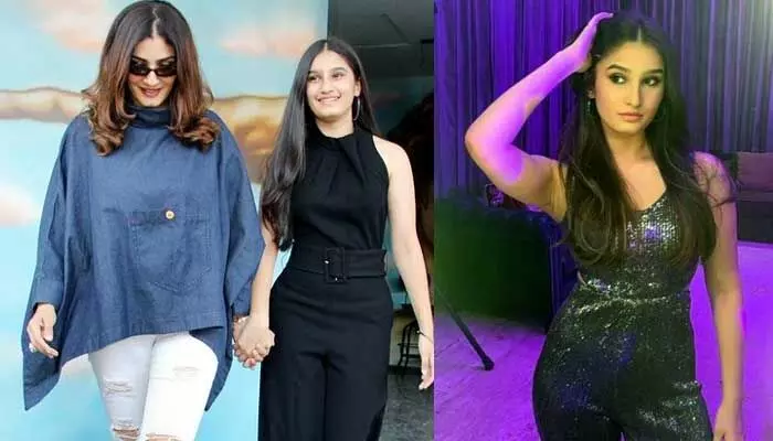 చెర్రీ హీరోయిన్గా రవీనా టాండన్ కూతురు..?? చెర్రీ హీరోయిన్గా రవీనా టాండన్ కూతురు..??