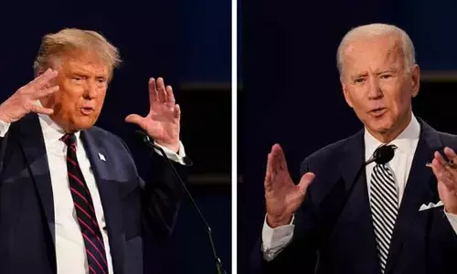 Biden-Trump : అమెరికా అధ్యక్షుడు జో బైడెన్‌ పై ట్రంప్‌ తీవ్ర వ్యాఖ్యలు