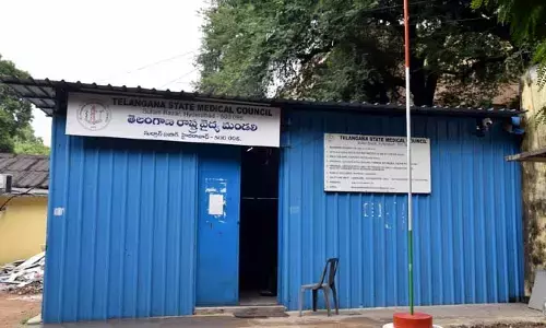 TS: రేకుల షెడ్డులో ‘మెడికల్ కౌన్సిల్’
