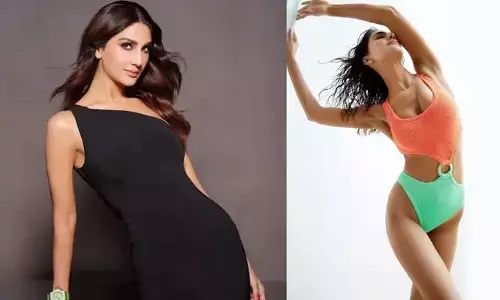 గ్రీన్ బికినీలో థైస్ షో చేస్తూ.. ఉక్కిరిబిక్కిరి చేస్తున్న స్టార్ హీరోయిన్.. బోల్డ్ కామెంట్స్‌తో నెటిజన్ల రచ్చ!