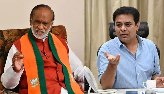 అదంతా అబద్దం.. కేటీఆర్ వ్యాఖ్యలపై బీజేపీ లక్ష్మణ్ రియాక్షన్ అదంతా అబద్దం.. కేటీఆర్ వ్యాఖ్యలపై బీజేపీ లక్ష్మణ్ రియాక్షన్