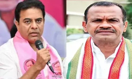 KTRకు ఎంపీ కోమటిరెడ్డి సంచలన సవాల్