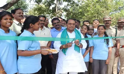చించోలిబి గండి రామన్న హరితవనంలో బోటింగ్ సిస్టమ్ ప్రారంభం