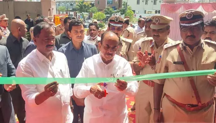 ఉప్పల్ భగాయత్లో నూతన అగ్నిమాపక స్టేషన్ ప్రారంభం ఉప్పల్ భగాయత్లో నూతన అగ్నిమాపక స్టేషన్ ప్రారంభం